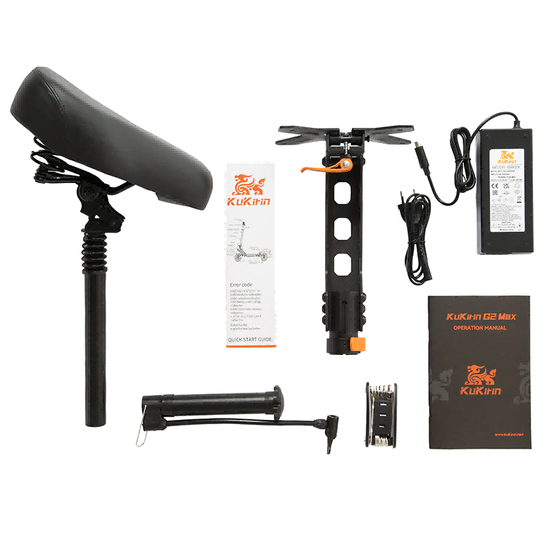 KuKirin G2 MAX 2025 Electric Scooter 10*2.75 Inch Off-road Pneumatic Tires 1000W Brushless Motor 48V 20Ah Battery 80km Range